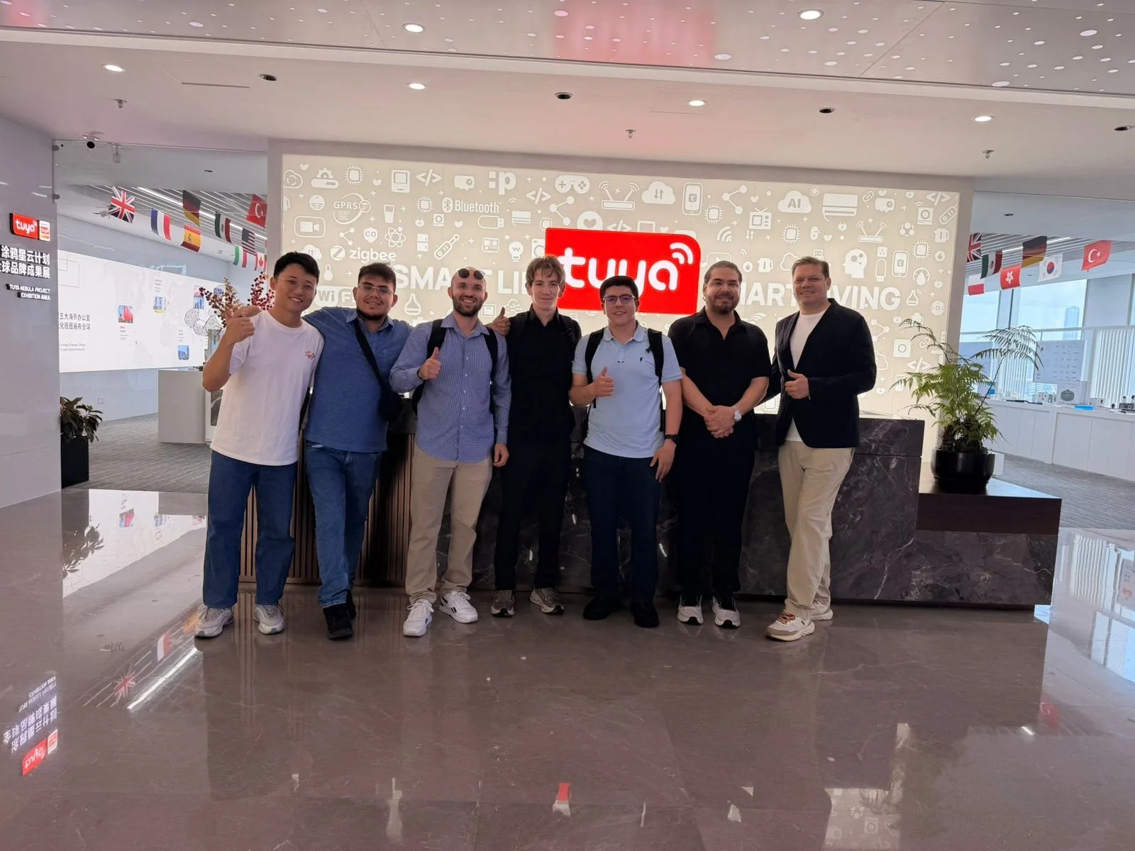 Group visit at Tuya Smart in Shenzhen